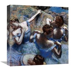 JensenDistributionServices 16 in. Blue Dancers - Les Danseuses Bleues Art Print - Edgar Degas
