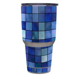 DecalGirl Y30-MOSAIC-BLU Yeti Rambler 30 oz Tumbler Skin - Blue Mosaic