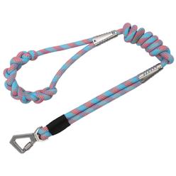 Natural Life Pet Products Pet Life LS18BL Neo-Craft Handmade One-Piece Knot-Gripped Training Dog Leash&#44; Blue - One Size