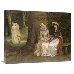 Global Gallery GCS-268350-30-142 30 in. Unrequited Love - a Scene from Much Ado About Nothing Art Print - William Oliver