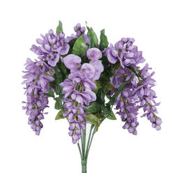 Vickerman FQ172701 19 in. Wistera Bush - Lavender