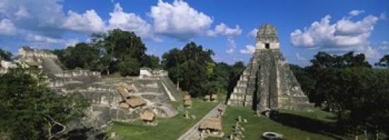RLM Distribution Ruins Of An Old Temple  Tikal  Guatemala Poster Print by  - 36 x 12