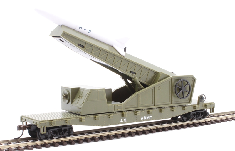 Rock Island Hobby RIH032180 HO Scale Army Missile Launch Box Car