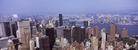 Panoramic Images PPI136809L High angle view of buildings in a city  Manhattan  New York City  New York State  USA 2011 Poster Print by Panoramic