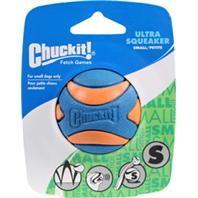 Canine Hardware 012226 Chuck It Ultra Squeaker Ball Dog Toy - Small