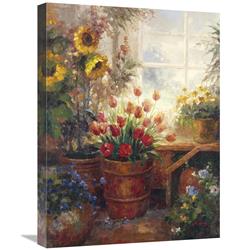 JensenDistributionServices 18 x 24 in. Sunflower Garden I Art Print - Hong