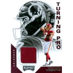 Autograph Warehouse 649373 Dwayne Haskins Player Worn Jersey Patch Football Card - Washington Redskins - 2019 Panini Playoff Turning Pro No.TP3