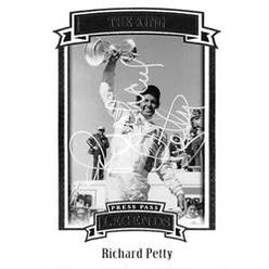 Autograph Warehouse 527297 Richard Petty Autographed Trading Card - Auto Racing NASCAR Hall of Fame 2007 Press Pass Legends The King No.55