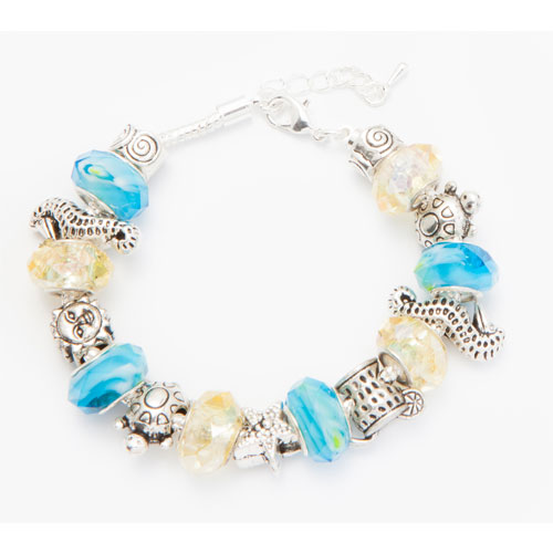 My Favorite Beads 143192PMM250 Tropical Beauty Charm Bracelet
