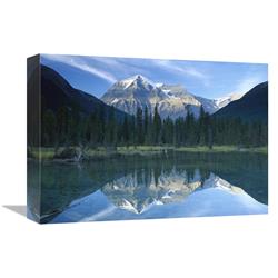 JensenDistributionServices 12 x 16 in. Mt Robson, Highest Peak in the Canadian Rocky Mountains, Reflected in Lake, British Columbia, Canada Art Print - Tim
