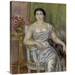 Global Gallery GCS-279669-30-142 30 in. Portrait of the Poetess Alice Valliere Art Print - Pierre-Auguste Renoir