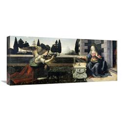 Global Gallery GCS-277235-30-142 30 in. Annunciation Art Print - Leonardo Da Vinci