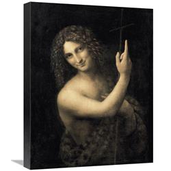 Global Gallery GCS-277253-22-142 22 in. St John the Baptist Art Print - Leonardo Da Vinci