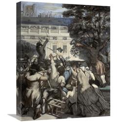 Global Gallery GCS-277265-22-142 22 in. Camille Moulin at the Royal Palace Art Print - Honore Daumier