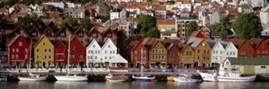 Panoramic Images PPI34067L Bergen Norway Poster Print by Panoramic Images - 36 x 12