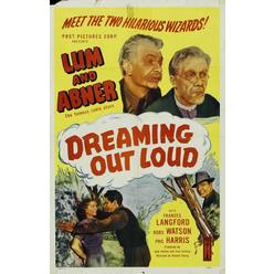 Posterazzi MOVAB26884 Dreaming Out Loud Movie Poster - 27 x 40 in.