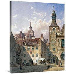 Global Gallery GCS-267958-36-142 36 in. The Old Town Hall, Munich Art Print - Friedrich Eibner