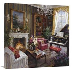 JensenDistributionServices 30 x 30 in. Grand Piano Room Art Print - Foxwell