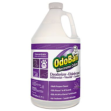 Odo 911162G4 1gal Professional Series Deodorizer Disinfectant Bottle, Lavender Scent