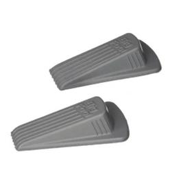 Master Caster Co Master Caster 972 Gray Big Foot Doorstop No Slip Rubber Wedge, 1.25 x 2.25 x 4.75 in. - 2 Per Pack