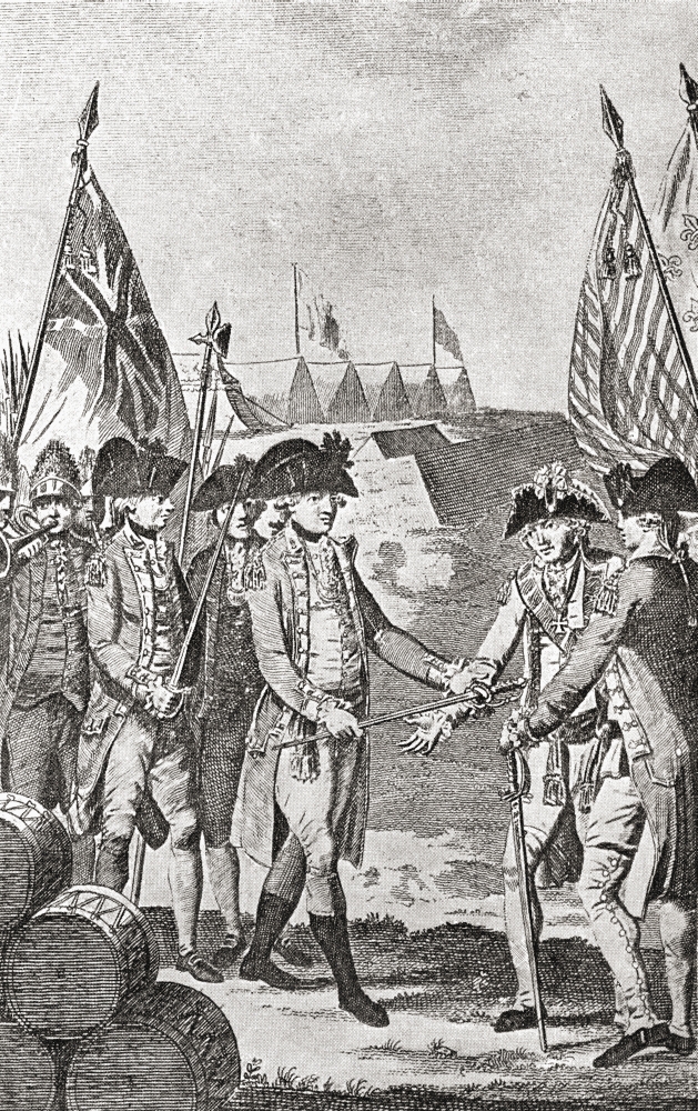 Posterazzi The Surrender of Lord Charles Cornwallis At The Siege of Yorktown In 1781 From The Book Short History of The English People by J