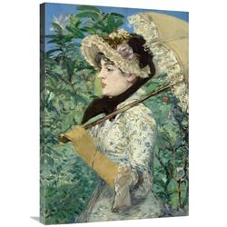 Global Gallery GCS-459650-2436-142 24 x 36 in. Le Printemps - Jeanne Demarsy Art Print - Edouard Manet