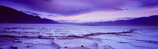 Panoramic Images PPI144125L Salt Flat at sunset  Death Valley  California  USA Poster Print by Panoramic Images - 36 x 12