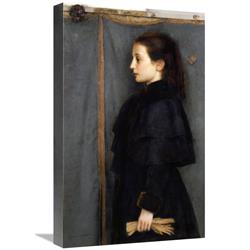 JensenDistributionServices 22 in. Portrait of Jeanne De Bauer Art Print - Fernand Khnopff