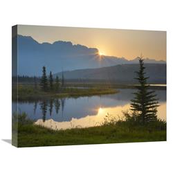 JensenDistributionServices 20 x 24 in. Sunset Over Miette Range & Talbot Lake&#44; Jasper National Park&#44; Alberta&#44; Canada Art Print - Tim Fitzharris