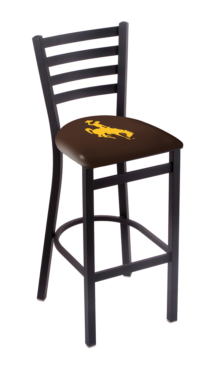 Holland Bar Stool L00425Wymng 25 in. Wyoming Counter Stool with Cowboys Logo