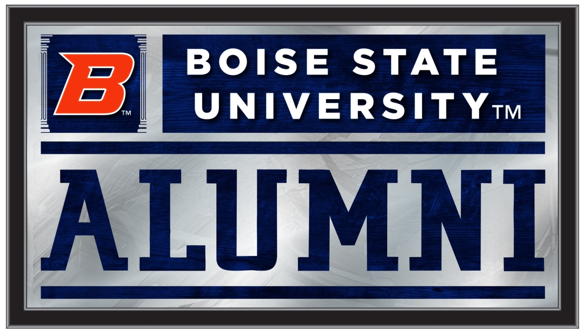 Holland Bar Stool MAlumBoiseS 26 x15 in. Boise State University Alumni Mirror