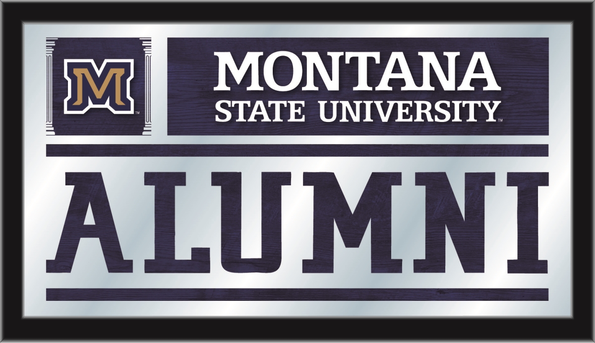 Holland Bar Stool MAlumMontSt 26 x15 in. Montana State University Alumni Mirror