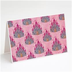 PartyPros Watercolor Princess Castle Greeting Cards & Envelopes - Pack of 8