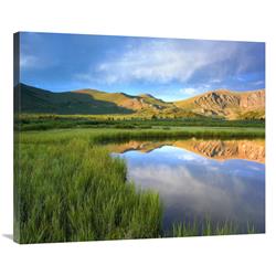 JensenDistributionServices 36 in. Mount Bierstadt From Guanella Pass Reflected in Pond, Colorado Art Print - Tim Fitzharris
