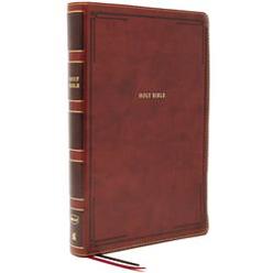 Nelson Bibles 150217 NKJV Thinline Bible & Giant Print Leathersoft Indexed Comfort Print&#44; Brown