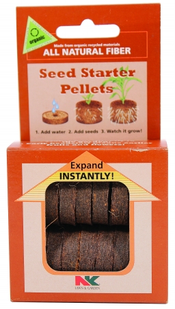 Jiffy-Ferry Morse Seed All Natural Fiber Seed Starter Pellets 1.75 Inch-18Pk Brown P703