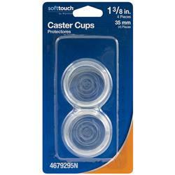Waxman 5005550 Plastic Round Caster Cups&#44; Pack of 4