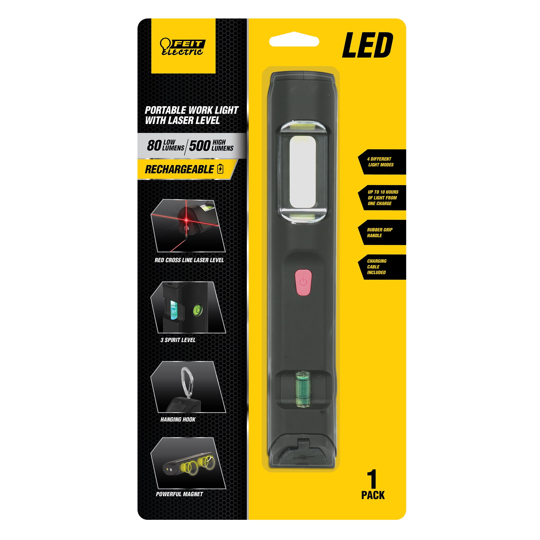 Feit Electric 3004638 500 Lumens LED Rechargeable Work Light