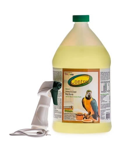 Mango Pet Products 1522 Control Natural Aviary And Cage Bug Spray- 1 Gallon