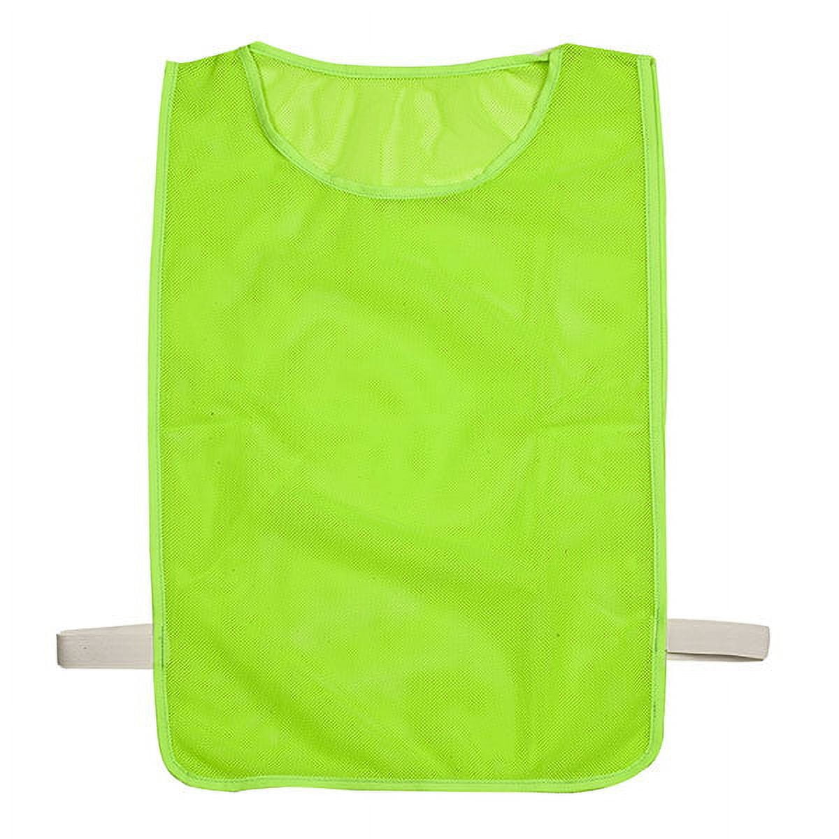 Champion Sports MPYNGN Youth Deluxe Pinnie, Neon Orange - Pack of 12