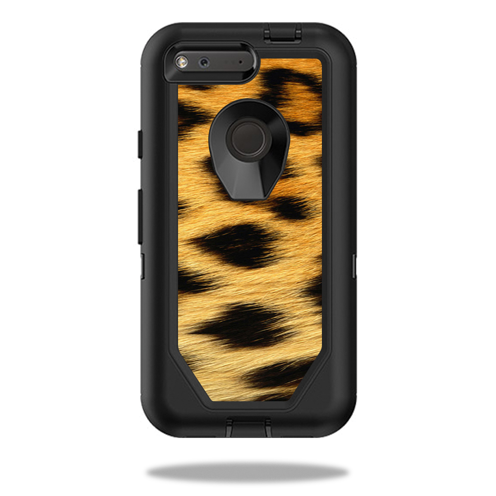 MightySkins OTDGOPI5-Cheetah Skin for Otterbox Defender Pixel 5 in. Case Wrap Cover Sticker - Cheetah
