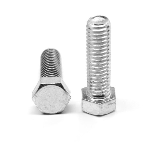 ASMC Industrial 0.31in. -18 x 5 in. - FT Coarse Threaded A307 Grade A Hex Tap Full Threaded Bolt, Low Carbon Steel - Zinc Plated - 250 Piece