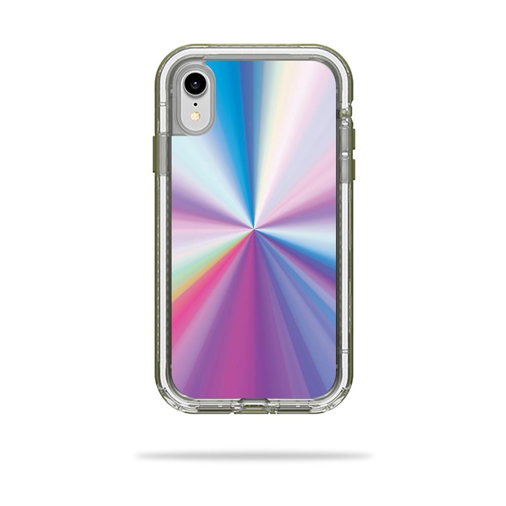 MightySkins LIFNIPXR-Rainbow Zoom Skin Decal Wrap for LifeProof NEXT iPhone XR Case Sticker - Rainbow Zoom