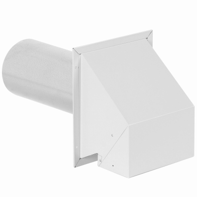 IMPERIAL MANUFACTURING GROUP 240053 4 in. R-2 Pro White Dryer Vent Hood Pack of  5
