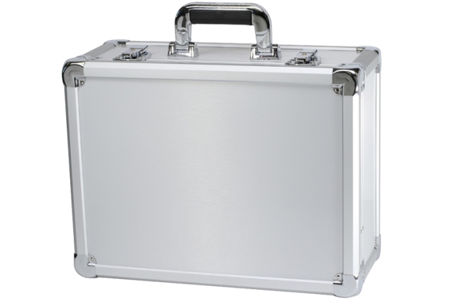TZ Case EXC-115 S Aluminum Packaging Case, Silver - 7.375 x 12.5 x 16.5 in.