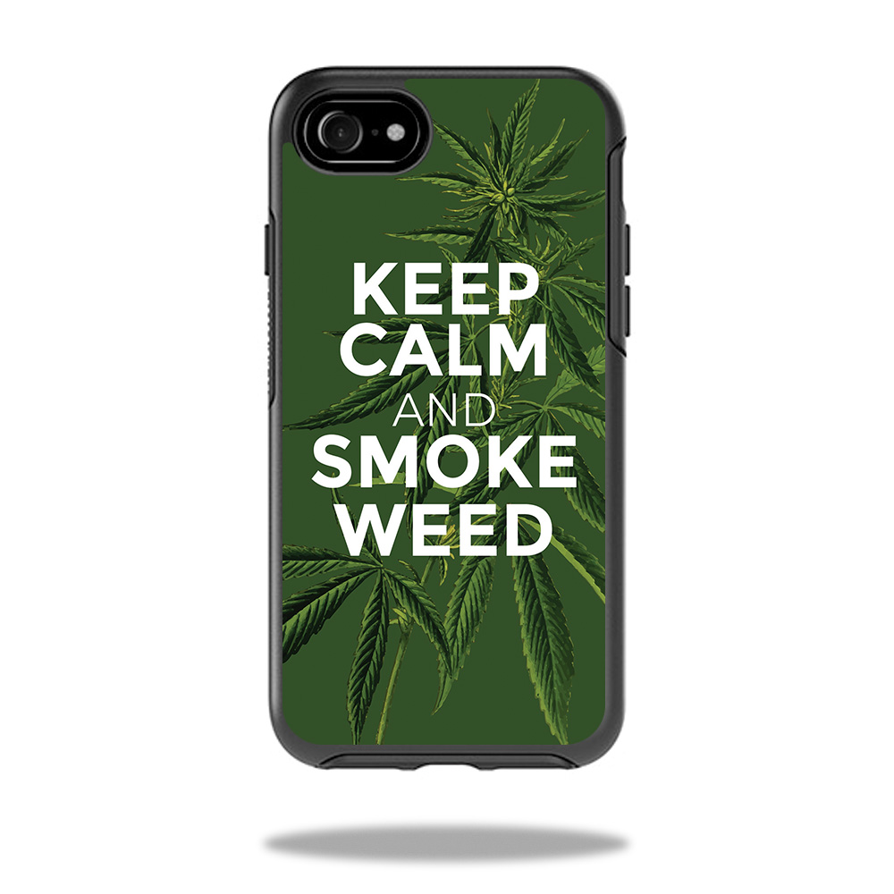 MightySkins OTSIP8-Smoke Weed Skin for Otterbox Symmetry iPhone SE 2020 7 & 8 - Smoke Weed