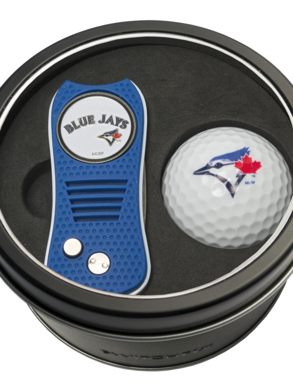 Team Golf 637556978561 Toronto Blue Jays Tin Set - Switchfix&#44; Golf Ball