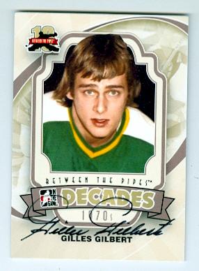 Autograph 122016 Minnesota North Stars 2012 in The Game No. 119 Gilles Gilbert Autographed Hockey Card