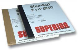 Superior Abrasives SUP16905 Garnet Paper Sheet - 9 x 11 - 120G