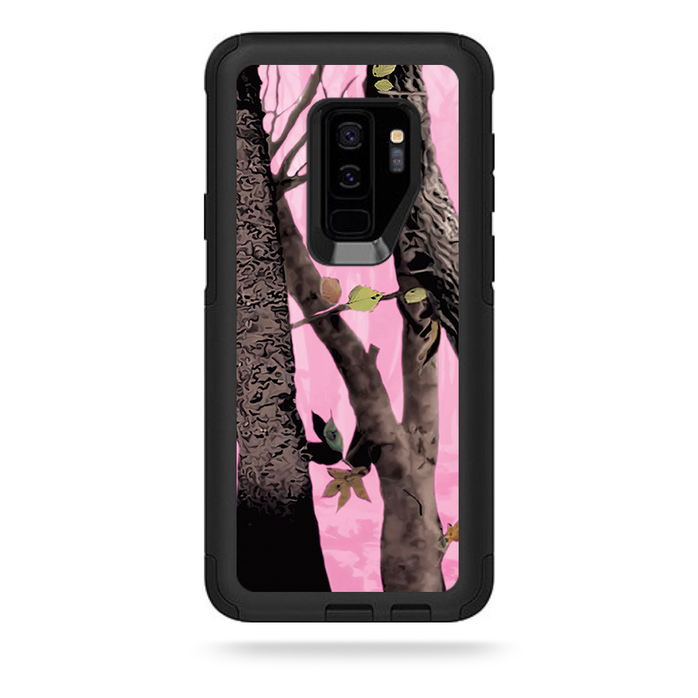 MightySkins OTCSGS9PL-Pink Tree Camo Skin for Otterbox Commuter Galaxy S9 Plus - Pink Tree Camo